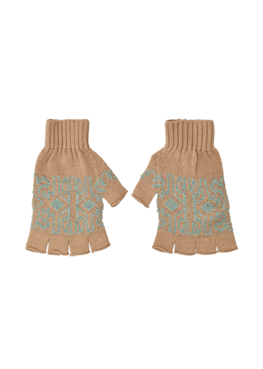 Luis Trenker Guanti di lana senza ditamodello Luguant