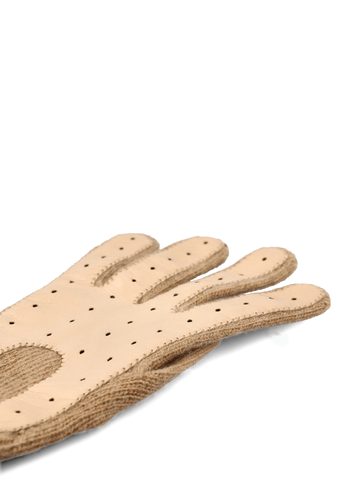 Luis Trenker Guanti Lavorati A Maglia Modello Lulena