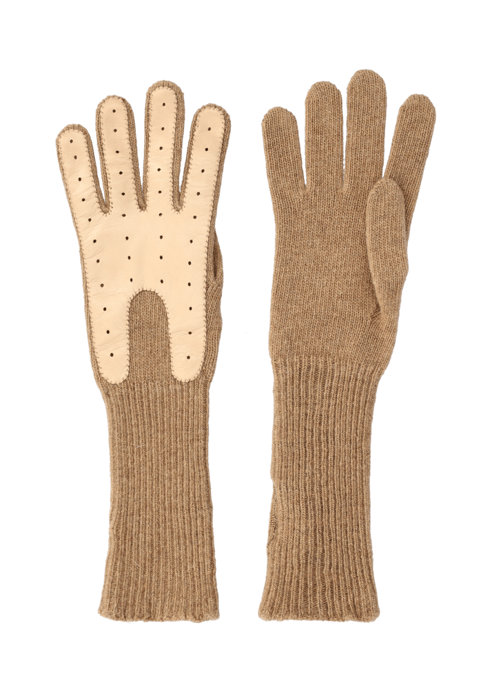 Luis Trenker Guanti lavorati a maglia modello Lulena