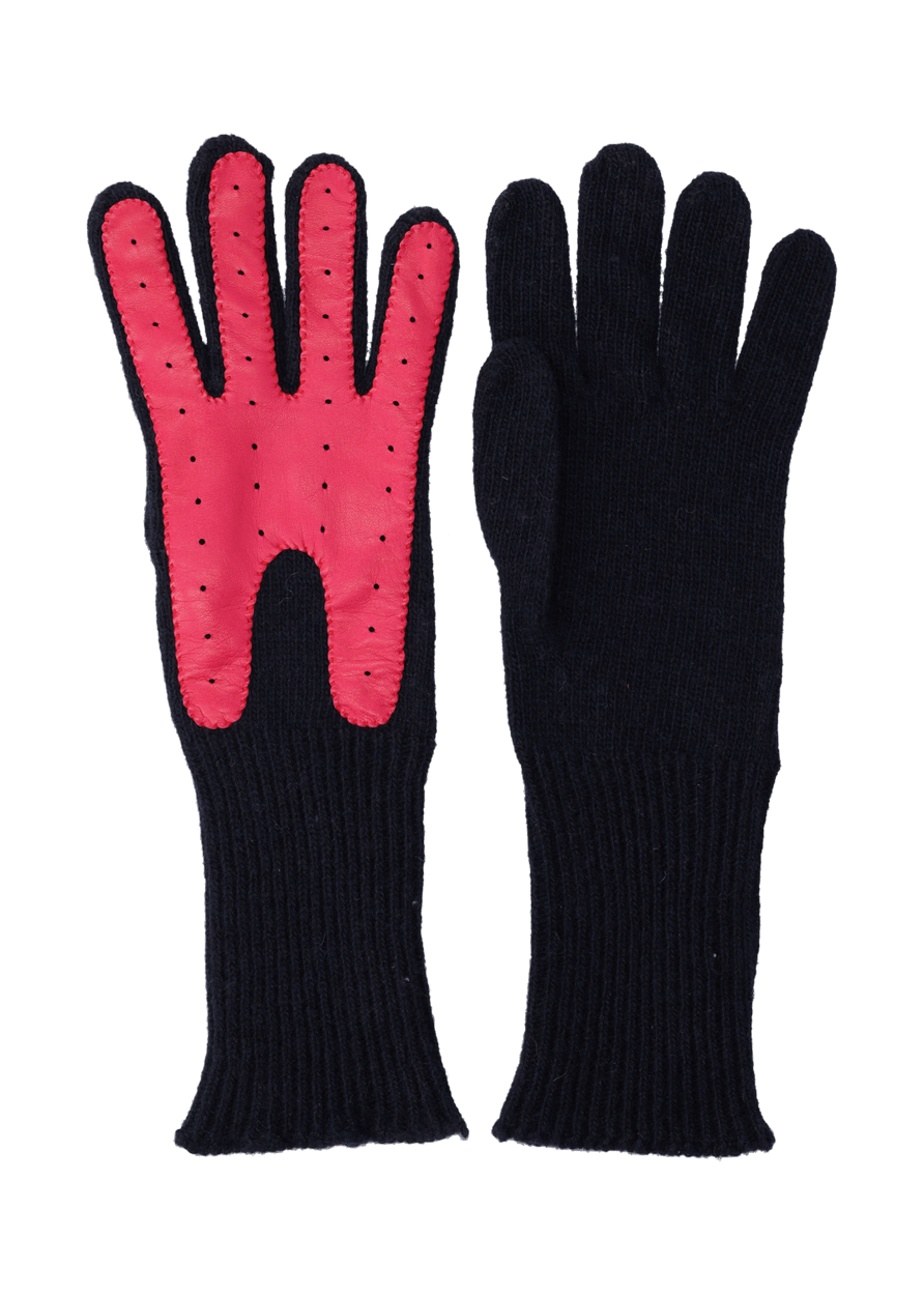 Luis Trenker Guanti lavorati a maglia modello Lulena