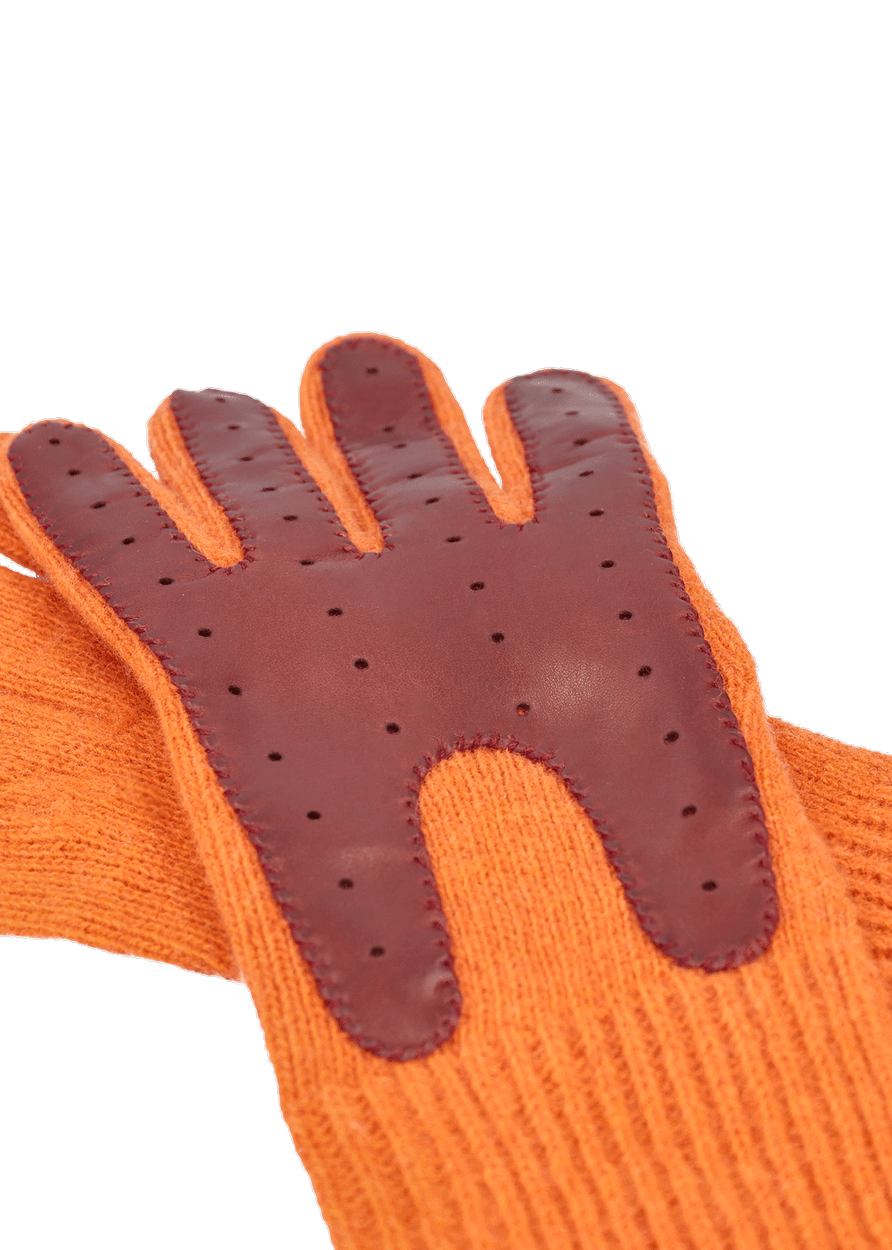 Luis Trenker Guanti Lavorati A Maglia Modello Lulena