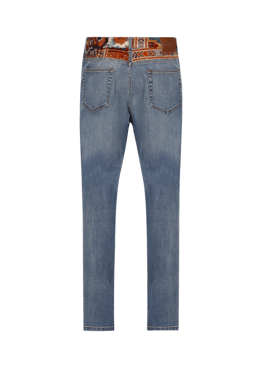 Luis Trenker Jeans A Cinque Tasche Modello Lupetrus