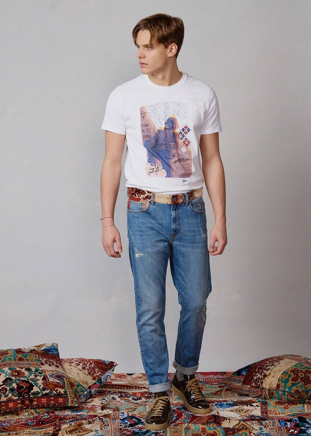 Luis Trenker Jeans a cinque tasche modello Lupetrus