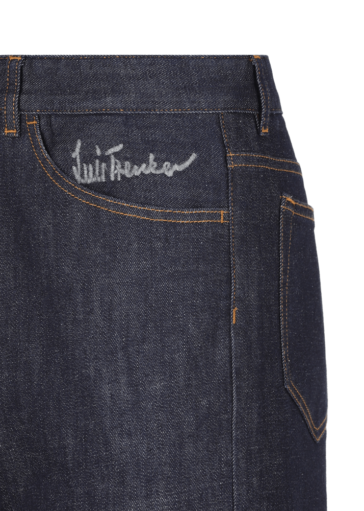 Luis Trenker Jeans Con Design A Cinque Tasche Lupetrus