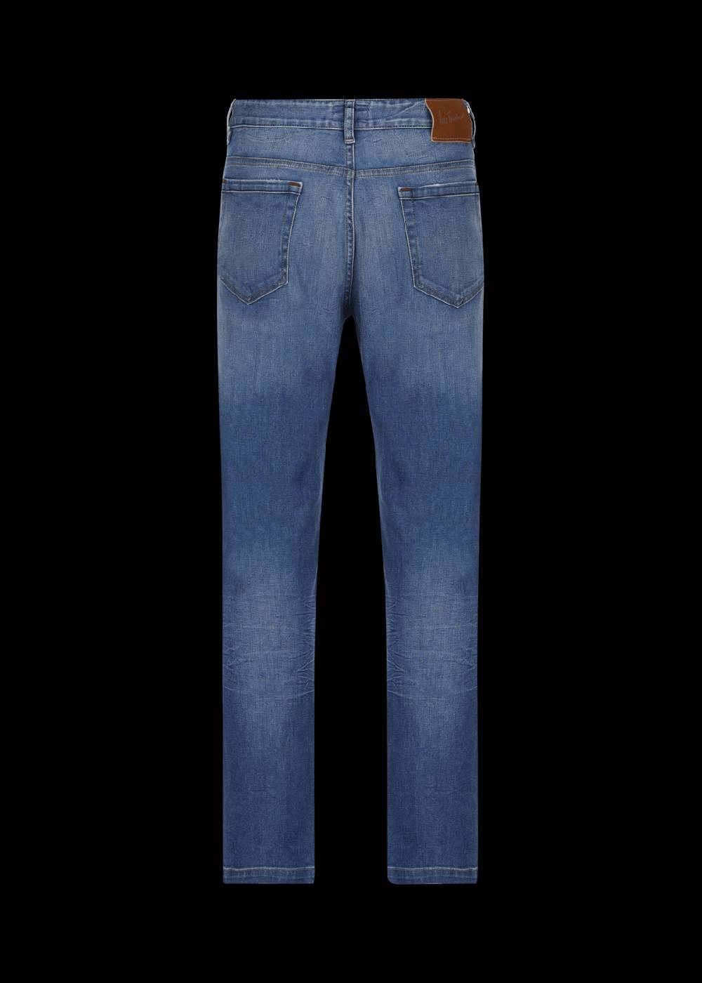 Luis Trenker Jeans Con Finitura Stone Washed Modello Lupetrus