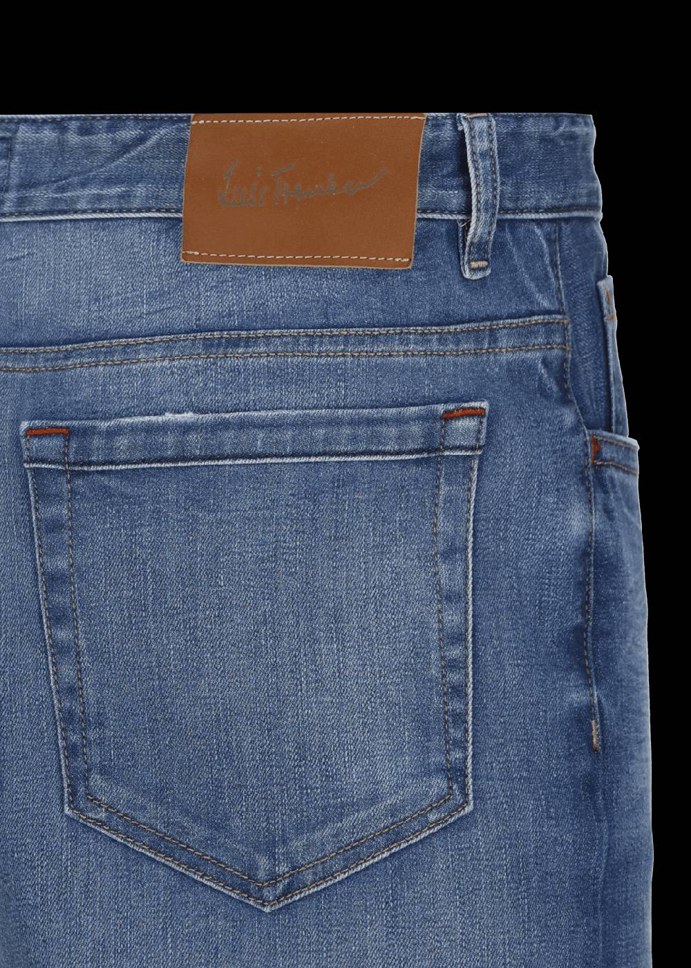 Luis Trenker Jeans Con Finitura Stone Washed Modello Lupetrus