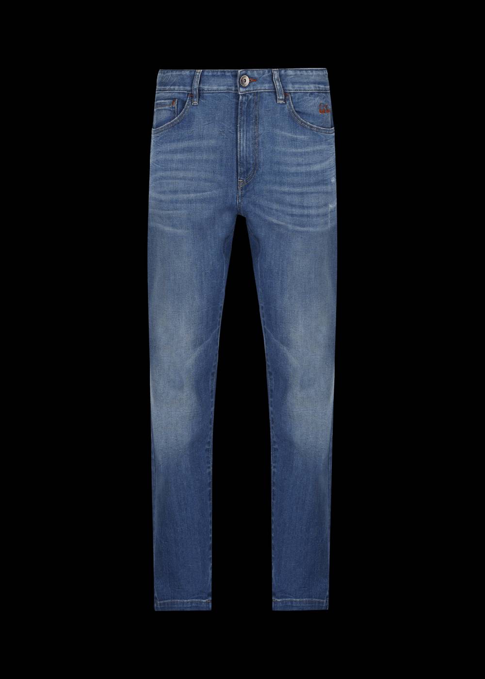 Luis Trenker Jeans con finitura stone washed modello Lupetrus
