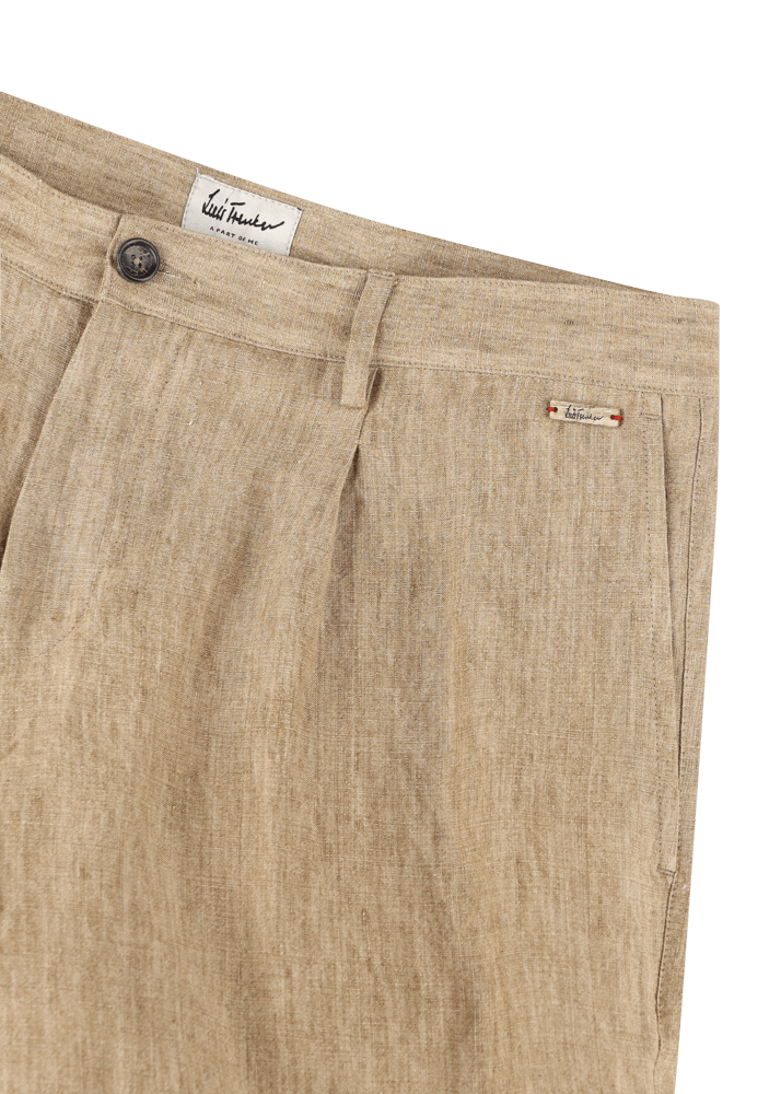 Luis Trenker Bermuda In Lino Modello Lubartl