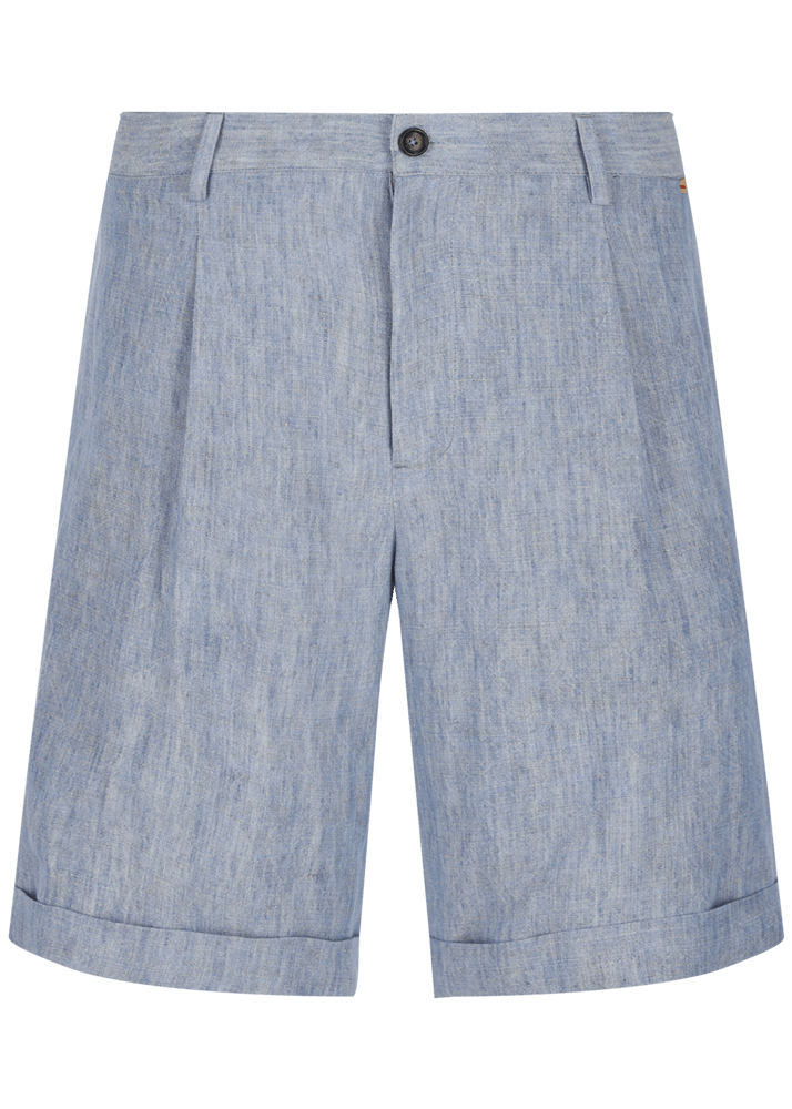 Luis Trenker Bermuda in lino modello Lubartl