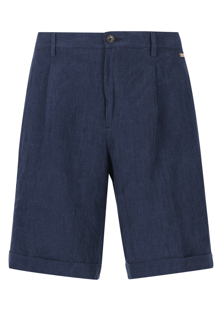 Luis Trenker Bermuda in lino modello Lubartl