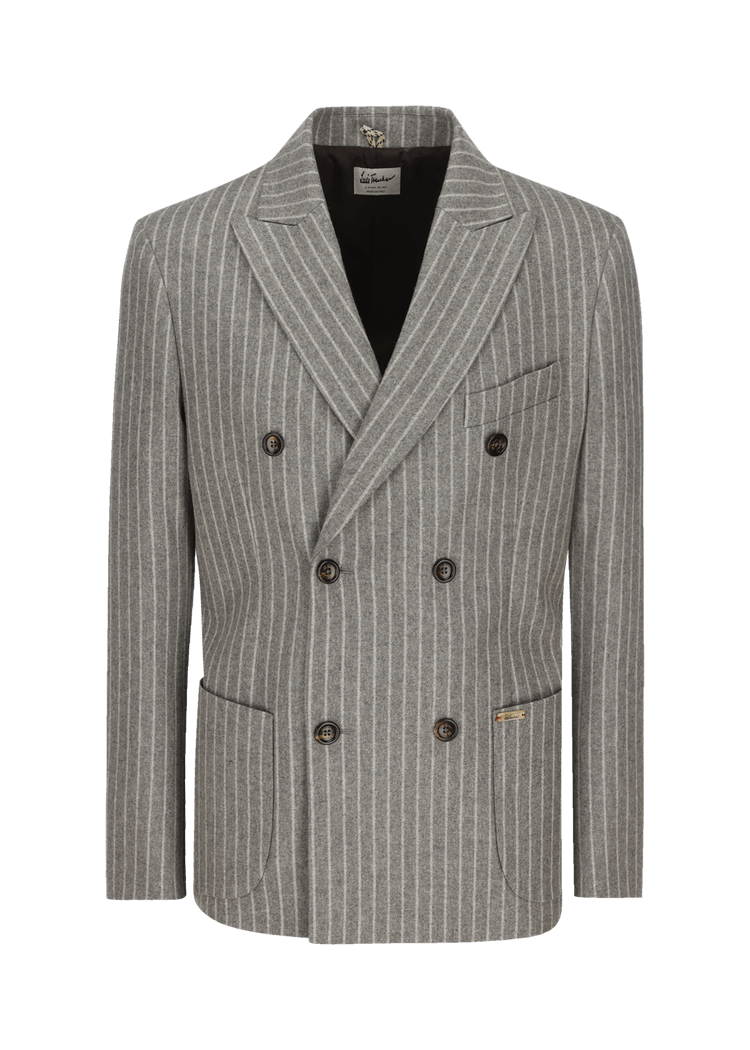 Luis Trenker Blazer Gessato Modello Lusimone