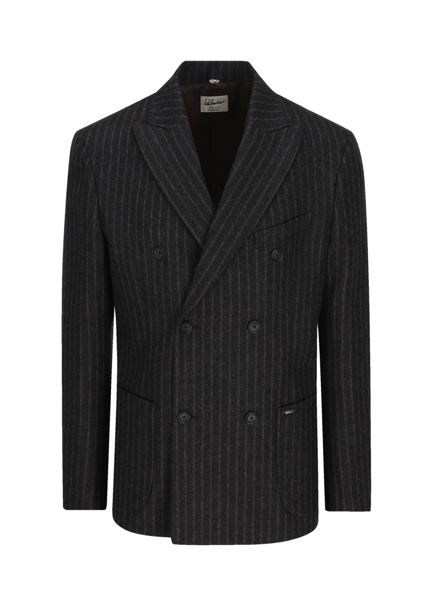 Luis Trenker Blazer Gessato Modello Lusimone