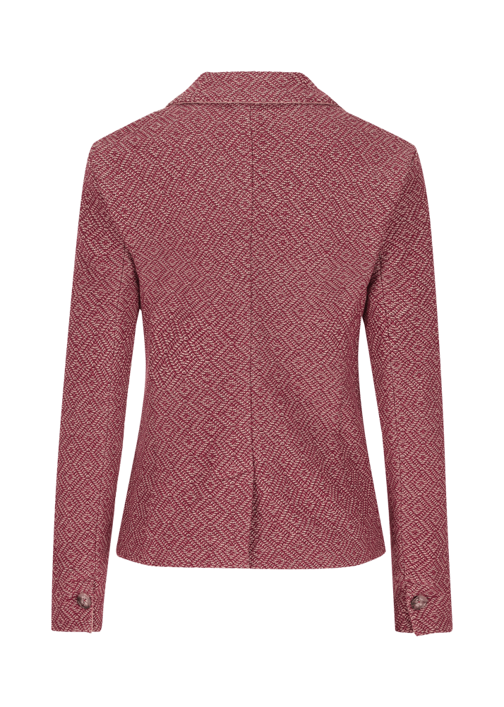 Luis Trenker Blazer In Jersey Con Motivo Lurosella