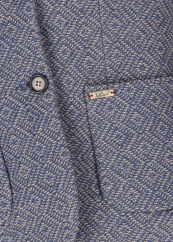 Luis Trenker Blazer In Jersey Con Motivo Lurosella