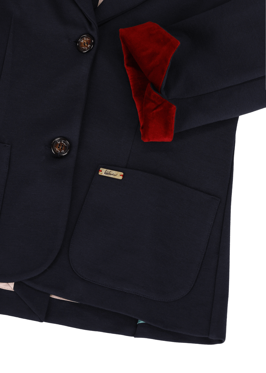 Luis Trenker Blazer In Jersey Modello Lurabea