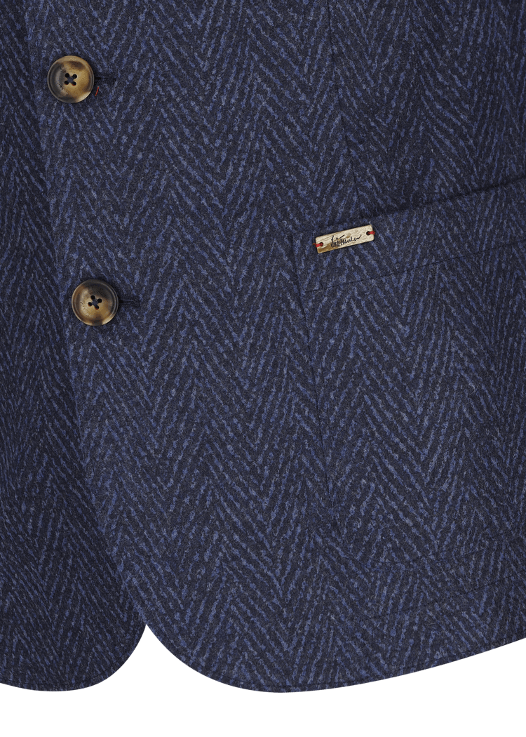 Luis Trenker Blazer In Lana Cotta Modello Luigis