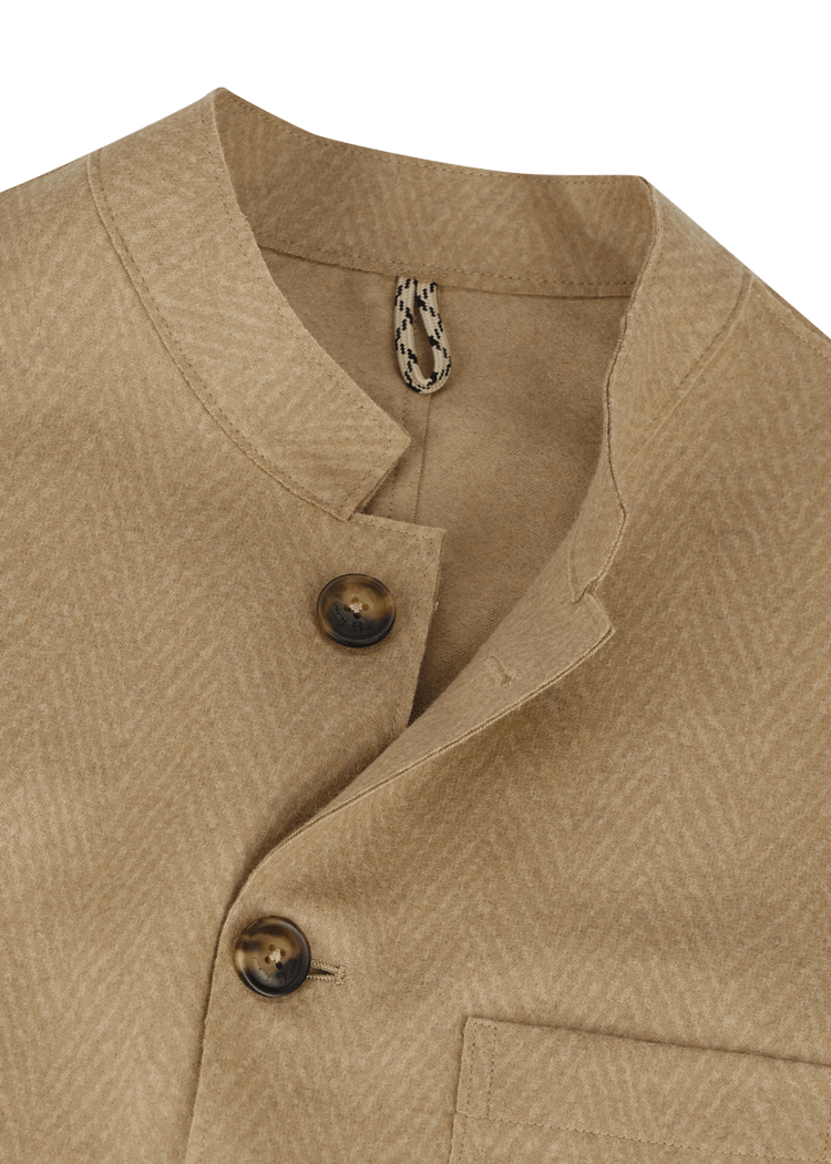 Luis Trenker Blazer In Lana Cotta Modello Luigis