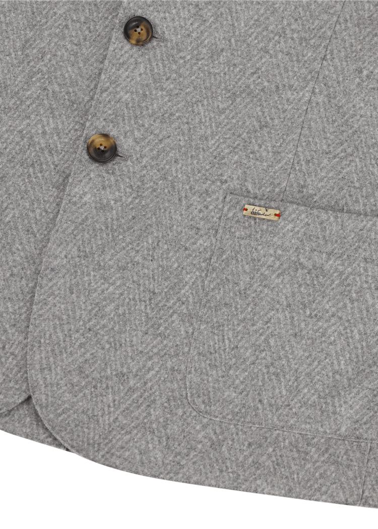 Luis Trenker Blazer In Lana Cotta Modello Luigis