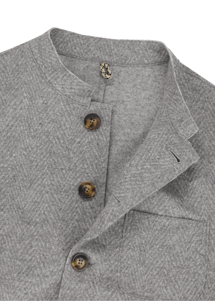 Luis Trenker Blazer In Lana Cotta Modello Luigis