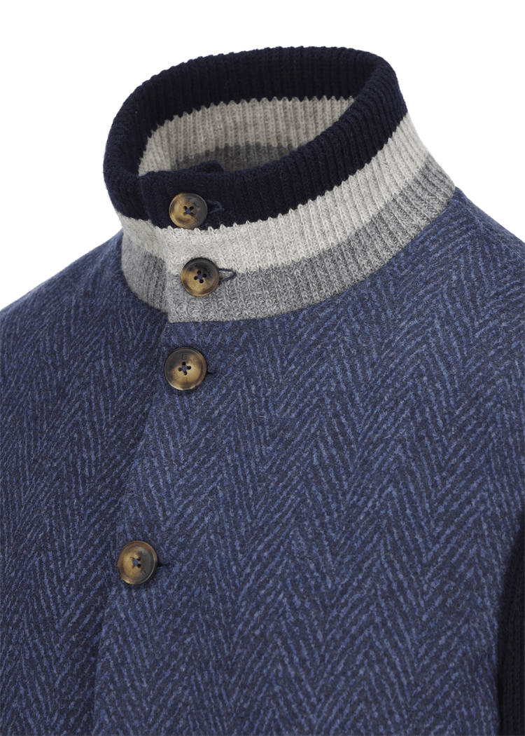 Luis Trenker Blazer In Lana Cotta Modello Lupoldo