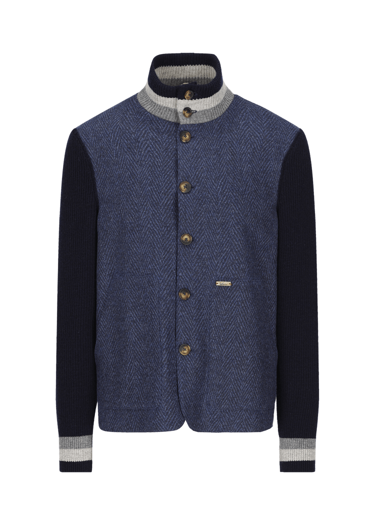 Luis Trenker Blazer in lana cotta modello Lupoldo