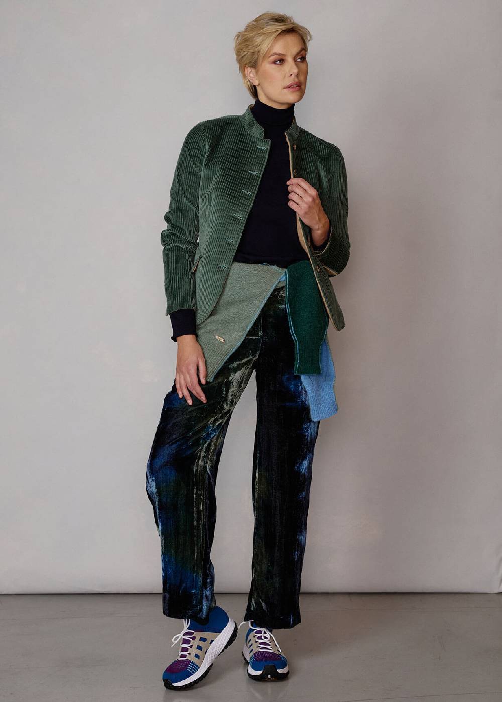 Luis Trenker Blazer in velluto a coste Luranda