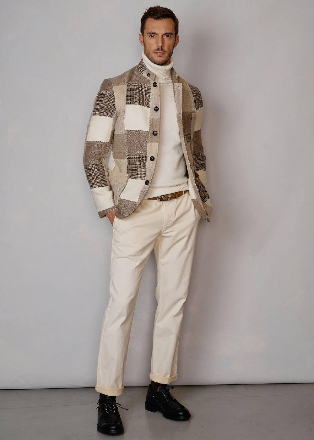 Luis Trenker Blazer patchwork Lusandro