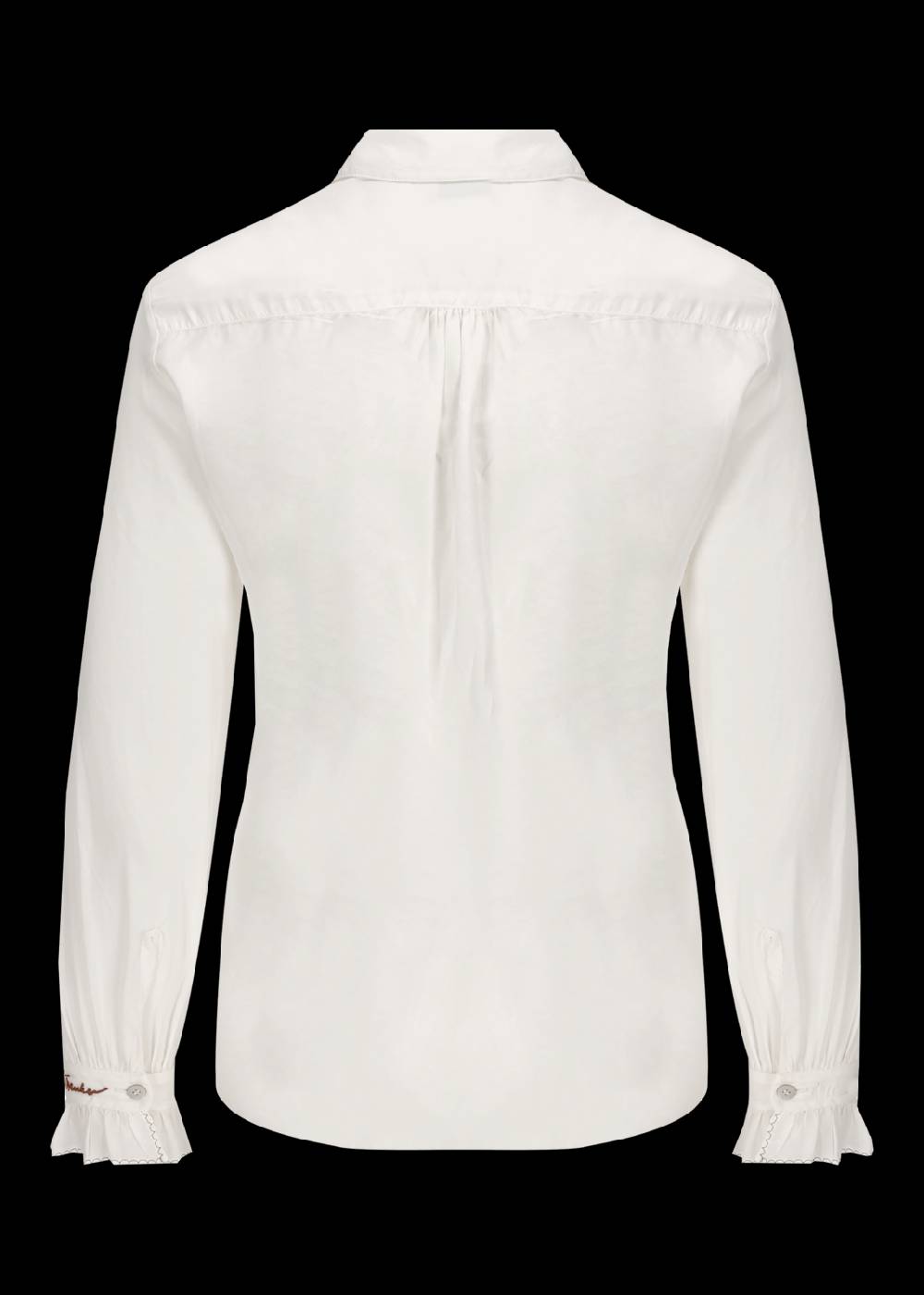Luis Trenker Blusa Con Volant Modello Lubrenda