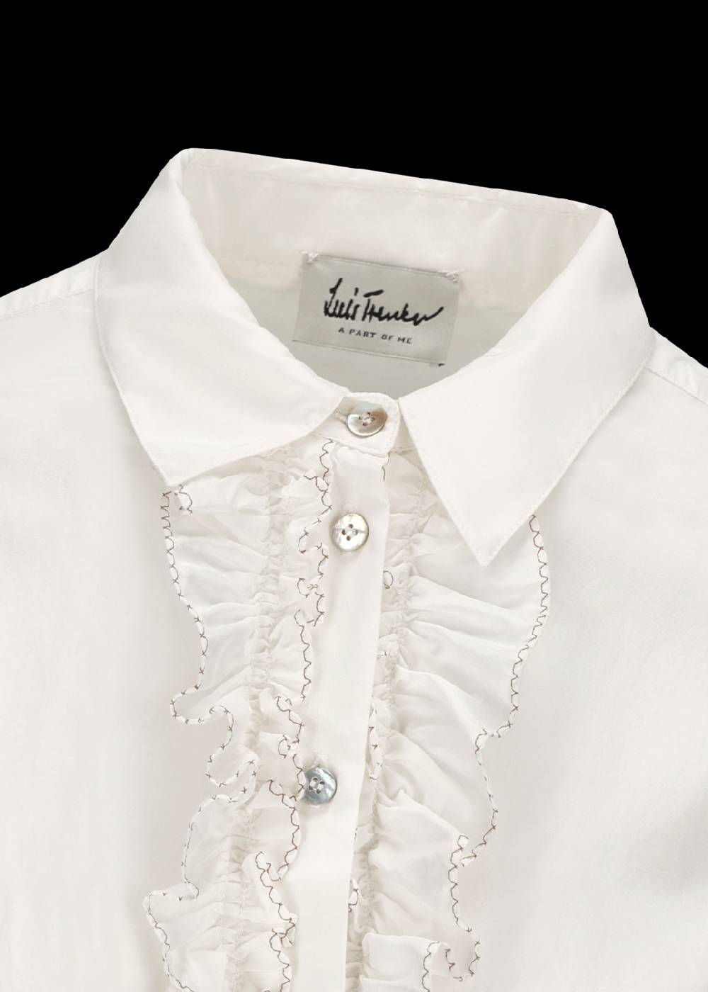 Luis Trenker Blusa Con Volant Modello Lubrenda