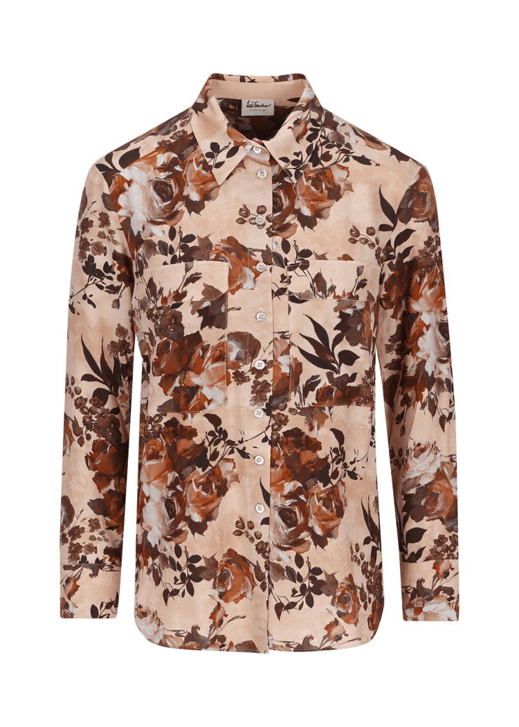 Luis Trenker Blusa In Viscosa Modello Lumonde