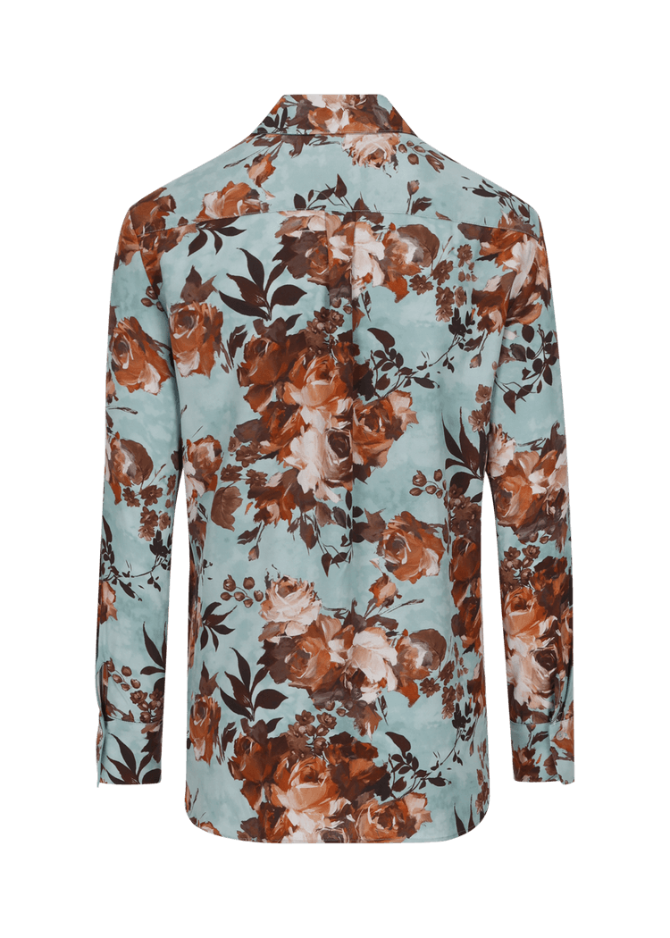 Luis Trenker Blusa In Viscosa Modello Lumonde
