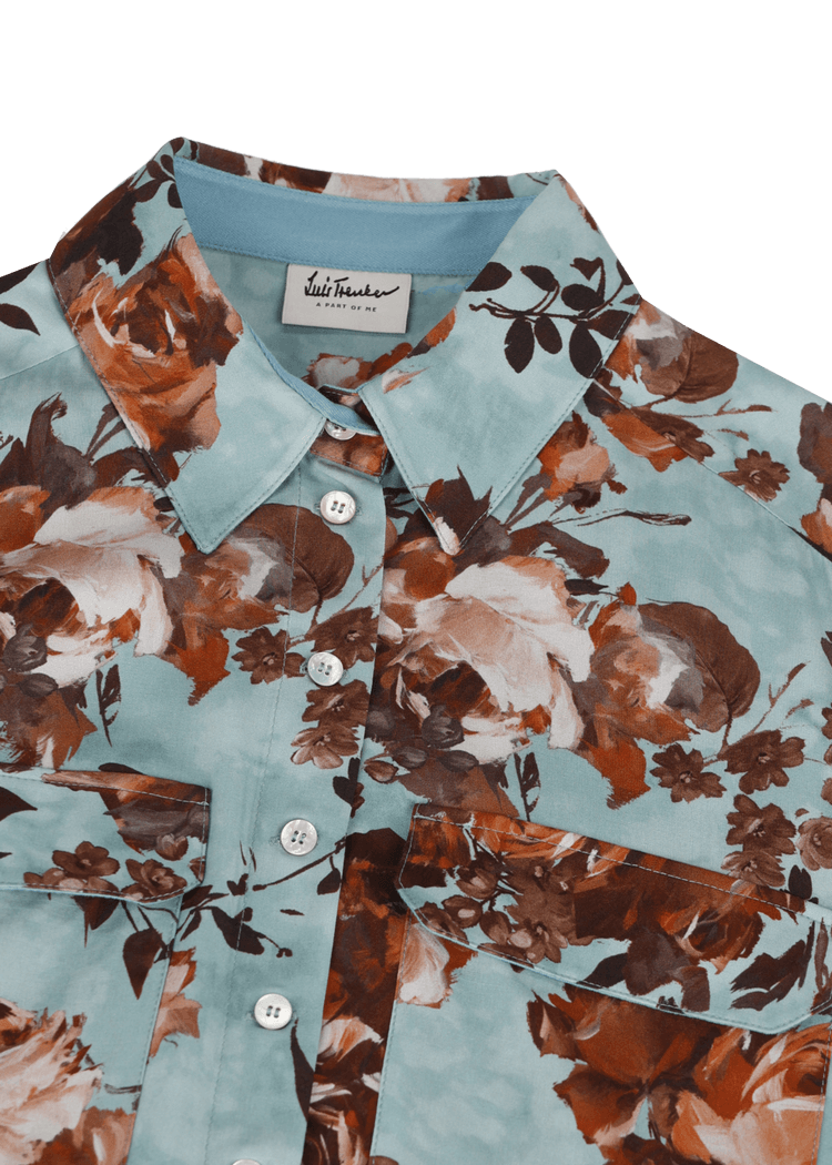 Luis Trenker Blusa In Viscosa Modello Lumonde