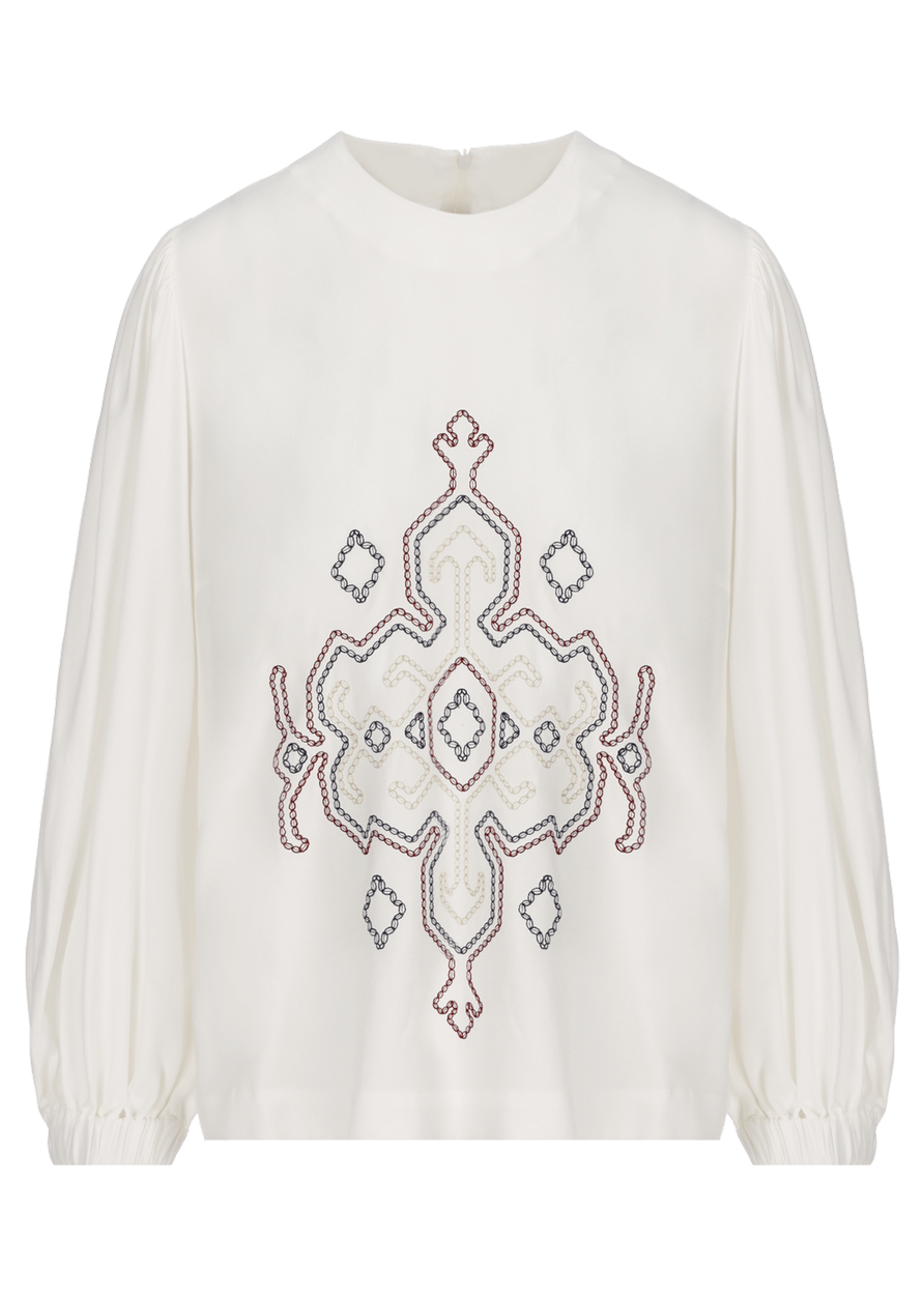 Luis Trenker Blusa modello Lugiada in viscosa