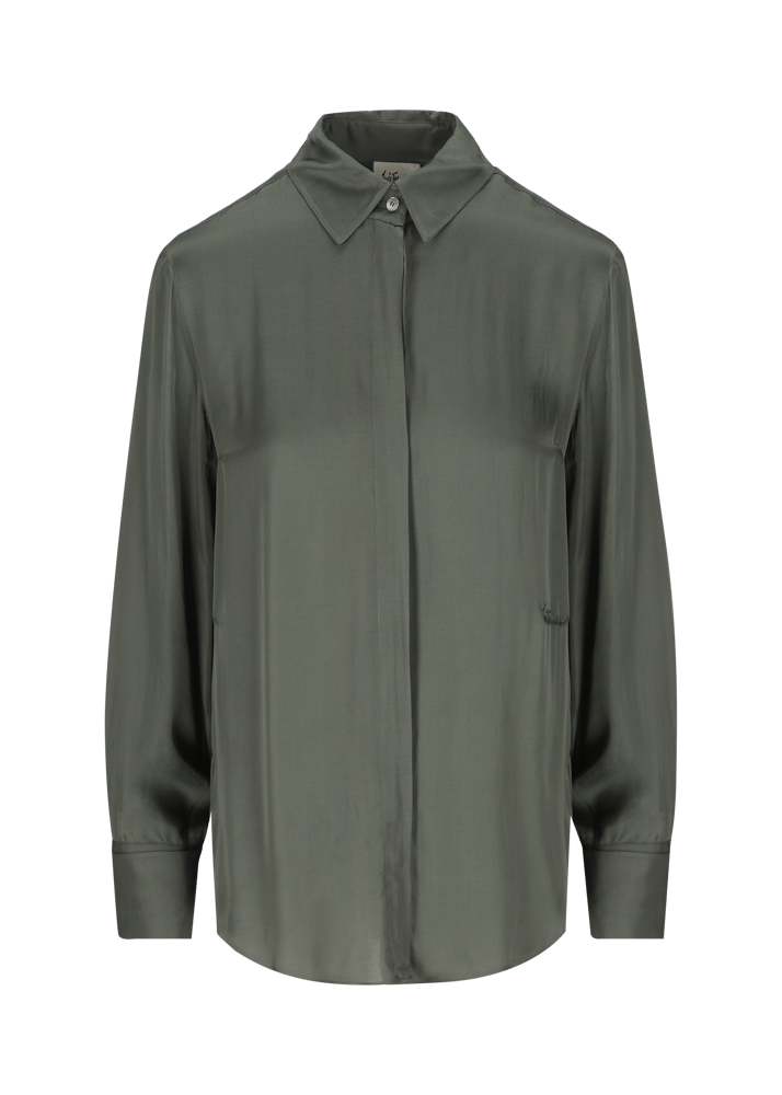 Luis Trenker Camicetta in pura viscosa Lubice