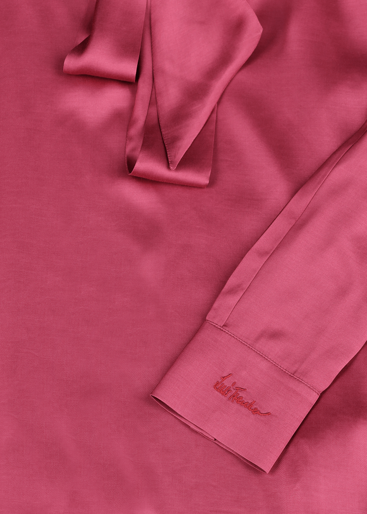 Luis Trenker Camicetta In Pura Viscosa Lubrida