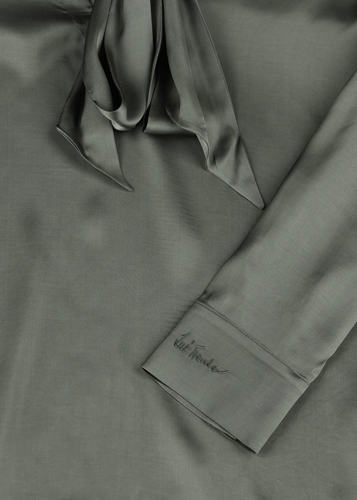 Luis Trenker Camicetta In Pura Viscosa Lubrida