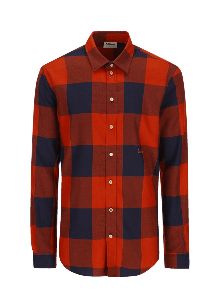 Luis Trenker Camicia a quadri modello Lubodo