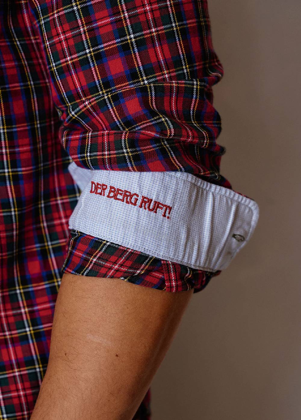 Luis Trenker Camicia Con Motivo A Quadri Lubodo