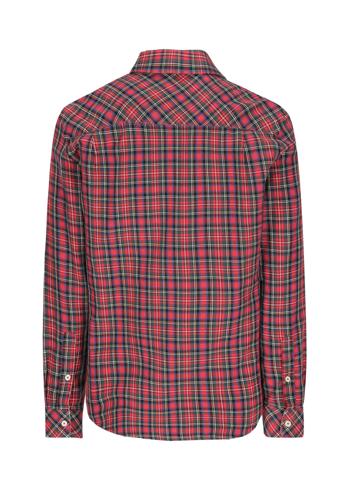 Luis Trenker Camicia Con Motivo A Quadri Lubodo