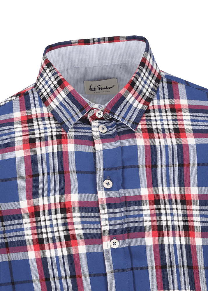 Luis Trenker Camicia Con Motivo A Quadri Lubodo