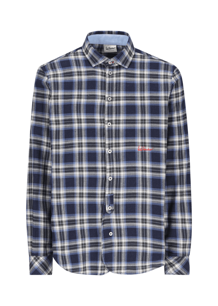 Luis Trenker Camicia con motivo a quadri Luhaimo