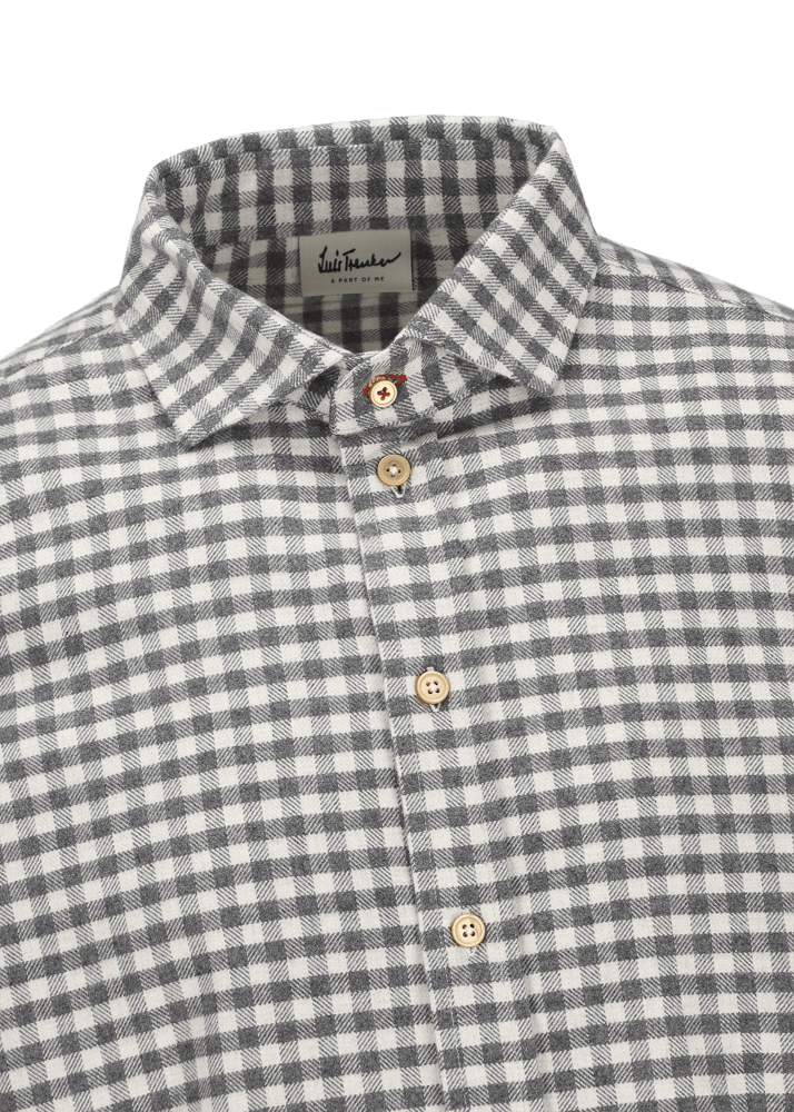 Luis Trenker Camicia Con Motivo Vichy Lubeltran