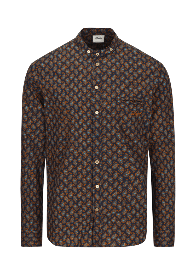 Luis Trenker Camicia Con Stampa Modello Lubernet