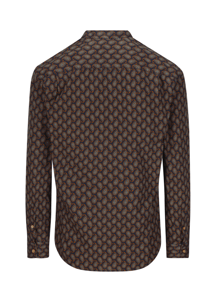 Luis Trenker Camicia Con Stampa Modello Lubernet