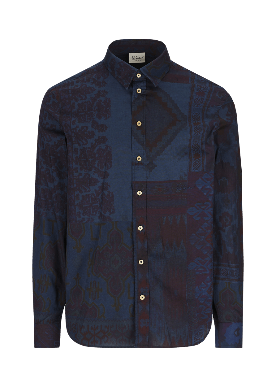 Luis Trenker Camicia con stampa modello Lubodo