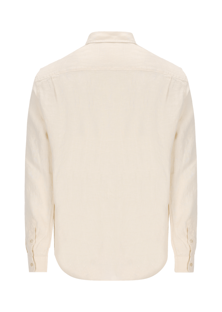 Luis Trenker Camicia In Lino Modello Lubodo