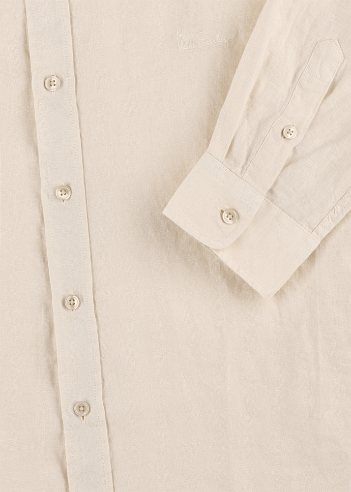 Luis Trenker Camicia In Lino Modello Lubodo