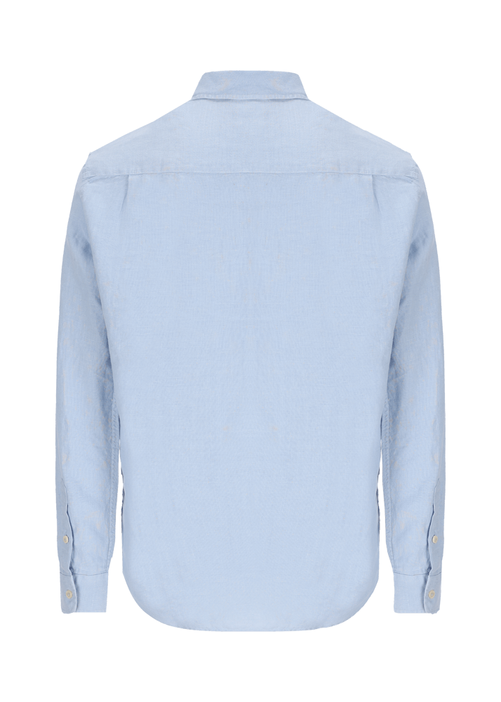 Luis Trenker Camicia In Lino Modello Lubodo