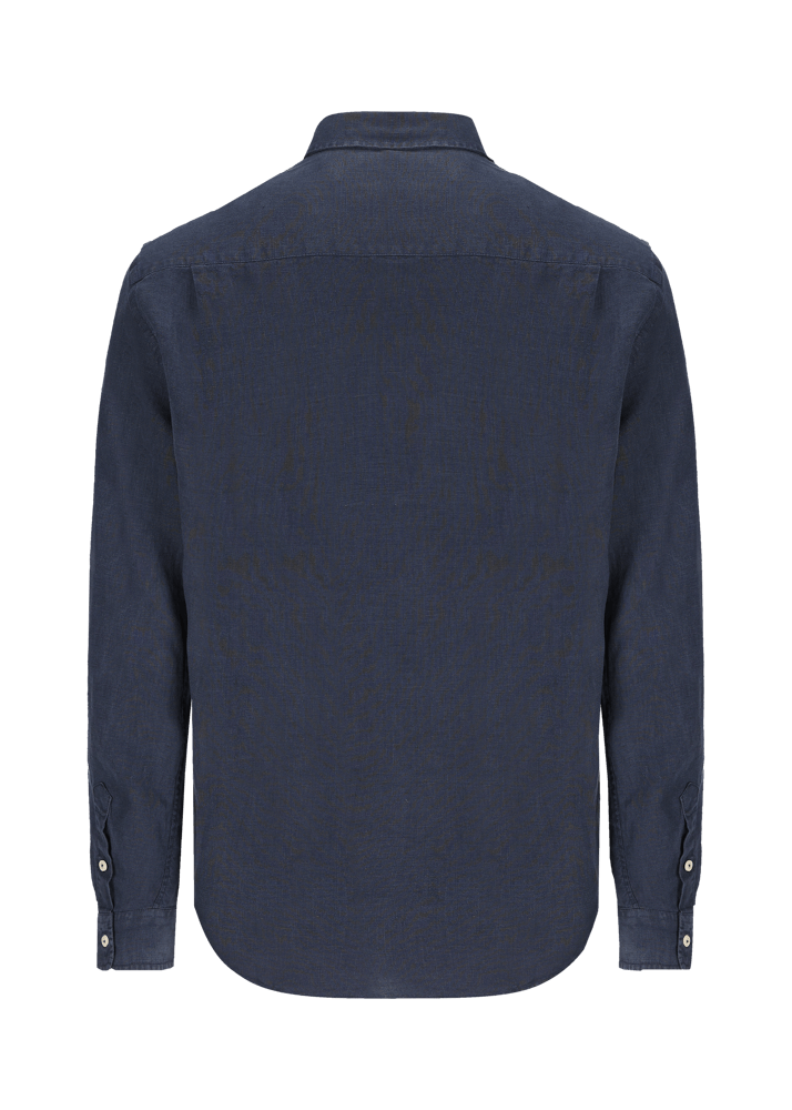 Luis Trenker Camicia In Lino Modello Lubodo