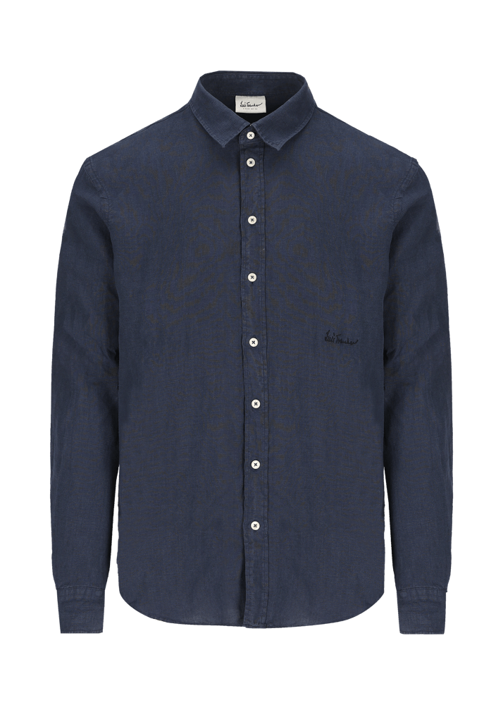 Luis Trenker Camicia in lino modello Lubodo